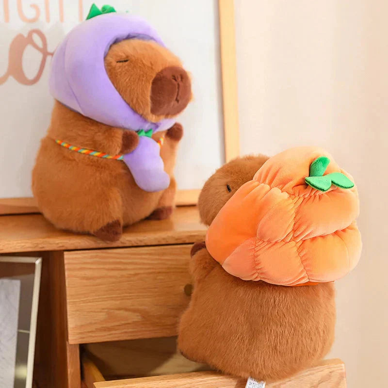 Maliben | Capybara With Vegetable Hats Plushie