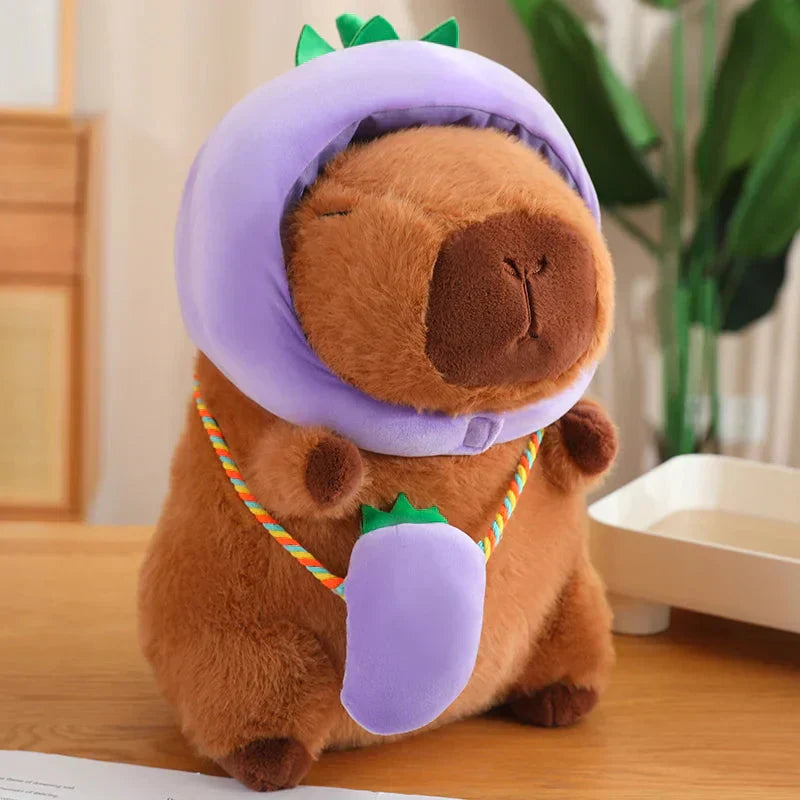 Maliben | Capybara With Vegetable Hats Plushie