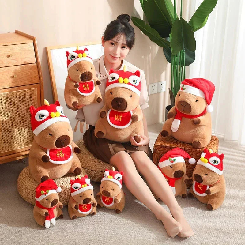 Maliben | Christmas New Year Baby Capybara Plushies