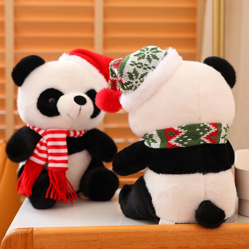 Maliben | Christmas Santa Panda Plushies