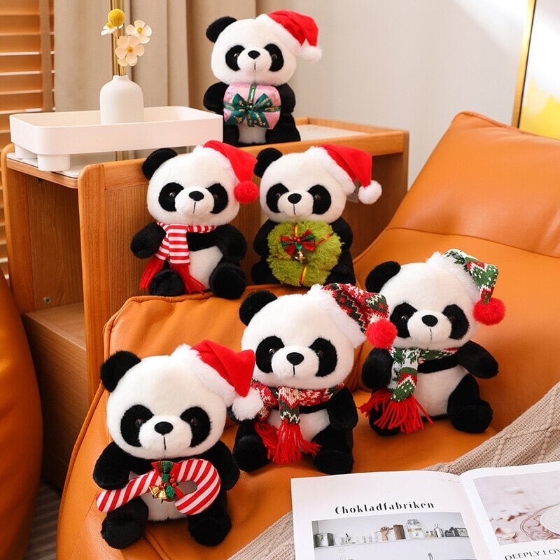 Maliben | Christmas Santa Panda Plushies