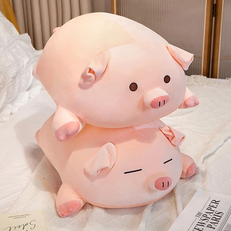 Maliben | Chubby Chonky Pink Piggy Plushies | New