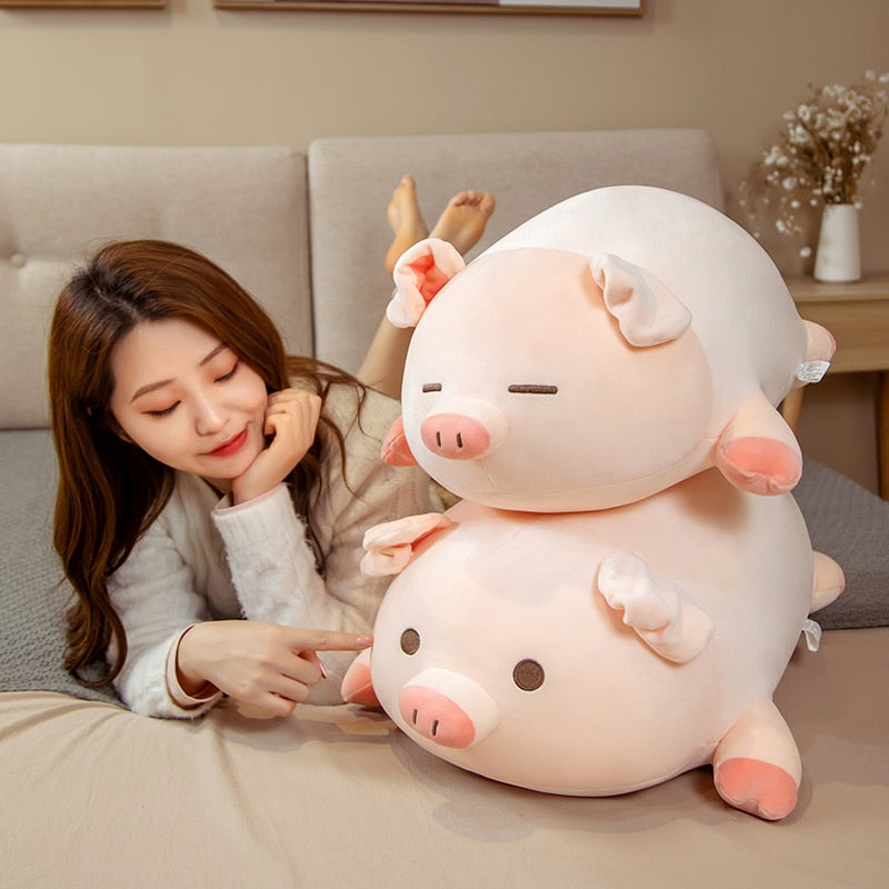 Maliben | Chubby Chonky Pink Piggy Plushies | New