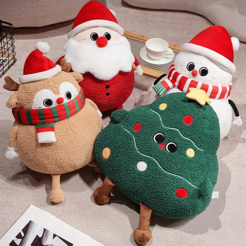 Maliben | Chubby Christmas Tree Reindeer Santa Snowman Plushies