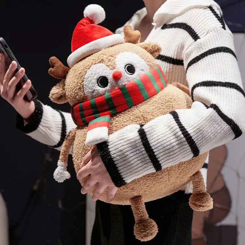 Maliben | Chubby Christmas Tree Reindeer Santa Snowman Plushies