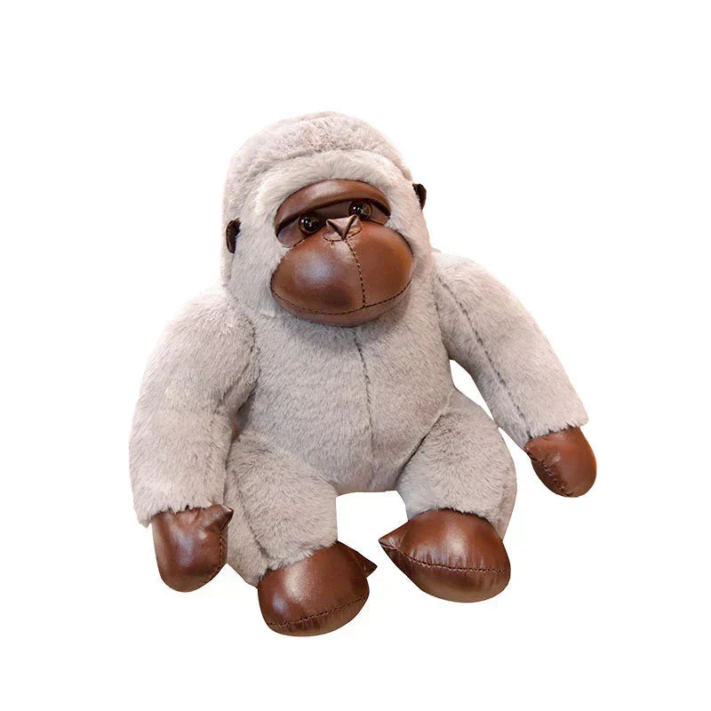 Maliben | Chunky Black Silver Gorilla Ape Plushies