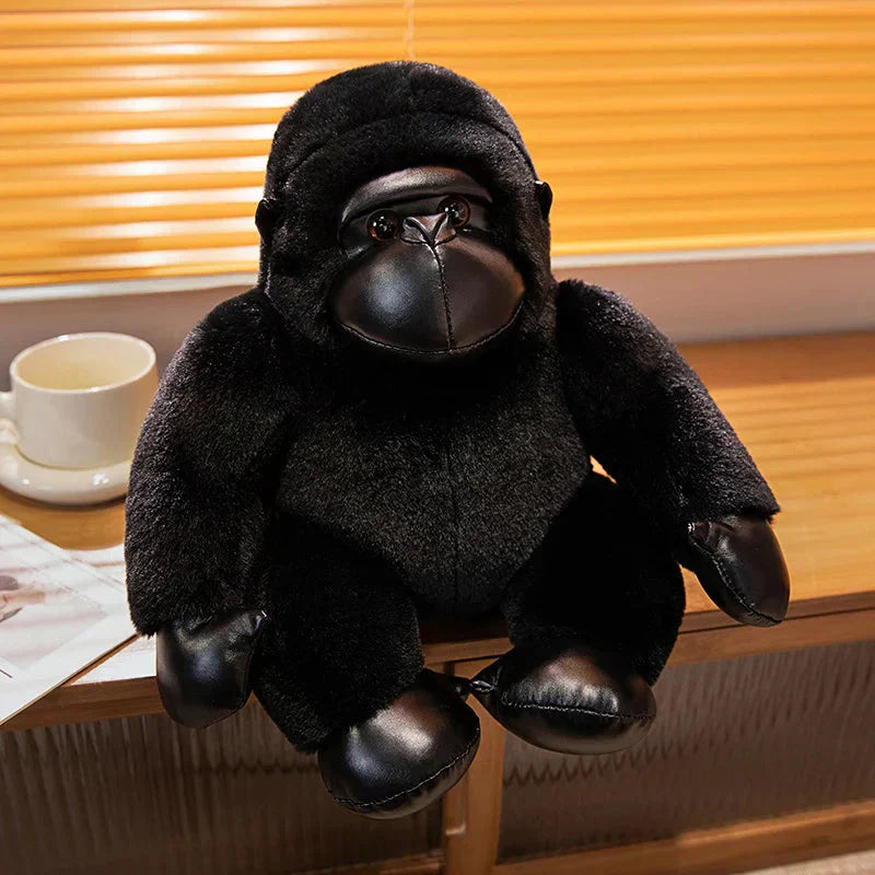 Maliben | Chunky Black Silver Gorilla Ape Plushies