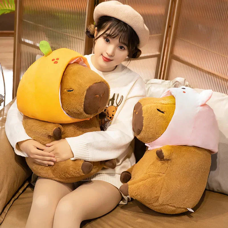 Maliben | Chunky Kawaii Capybara Plush With Hat