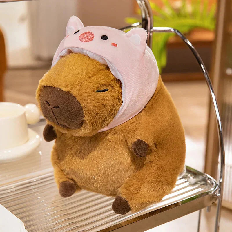 Maliben | Chunky Kawaii Capybara Plush With Hat