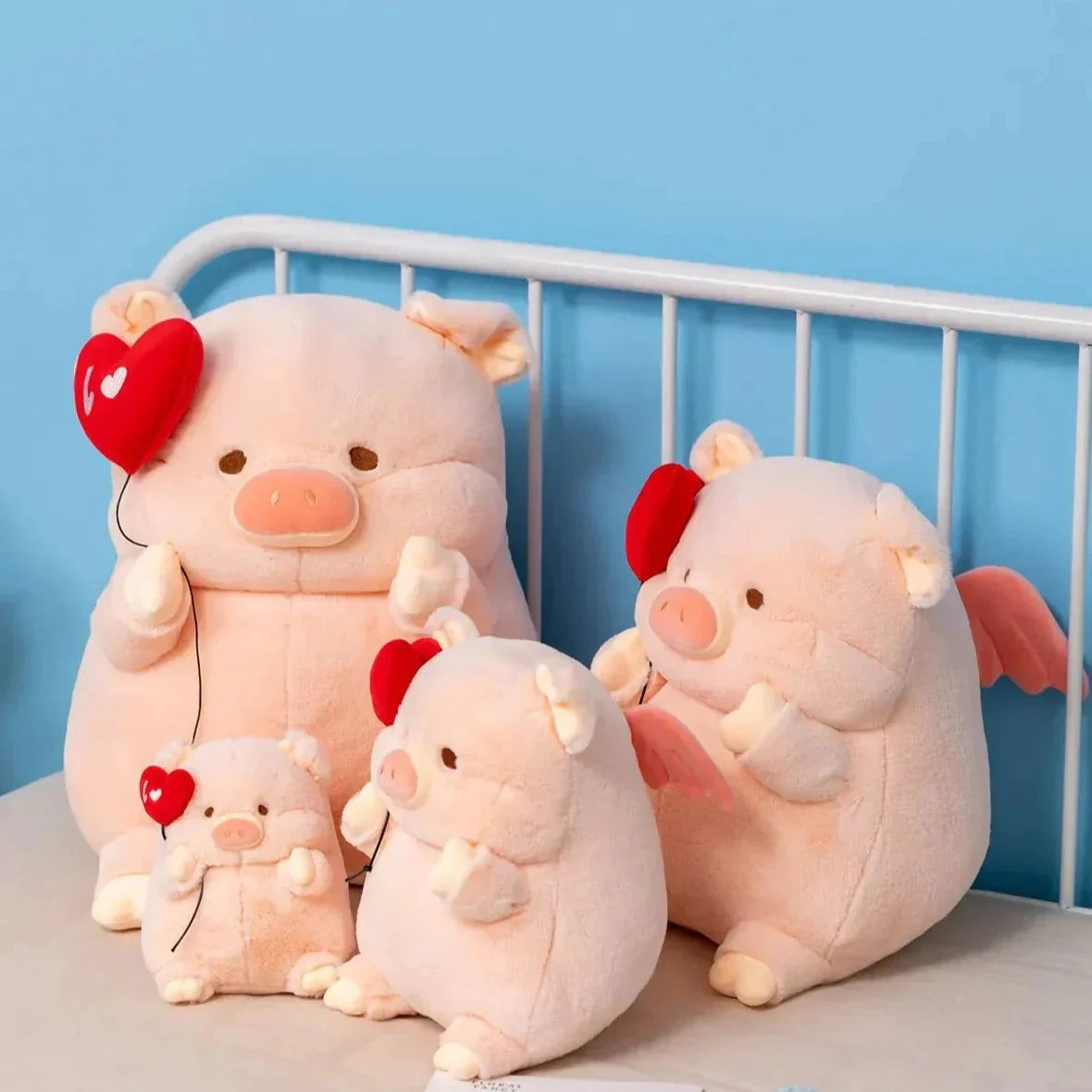 Maliben | Chunky Love Heart Piggy Plushie