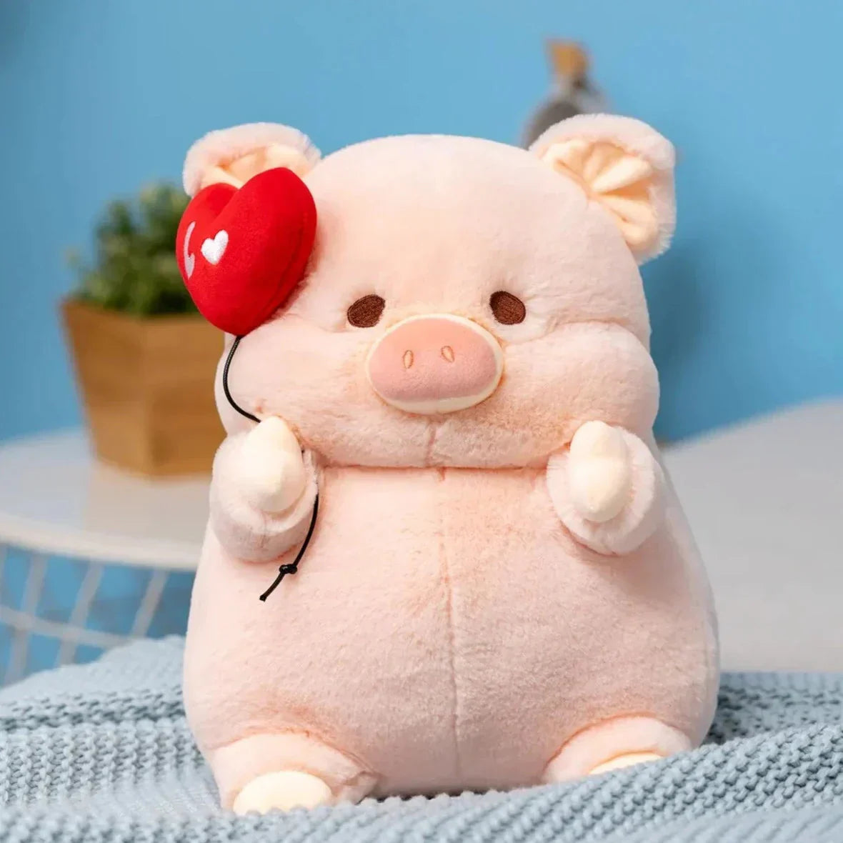 Maliben | Chunky Love Heart Piggy Plushie