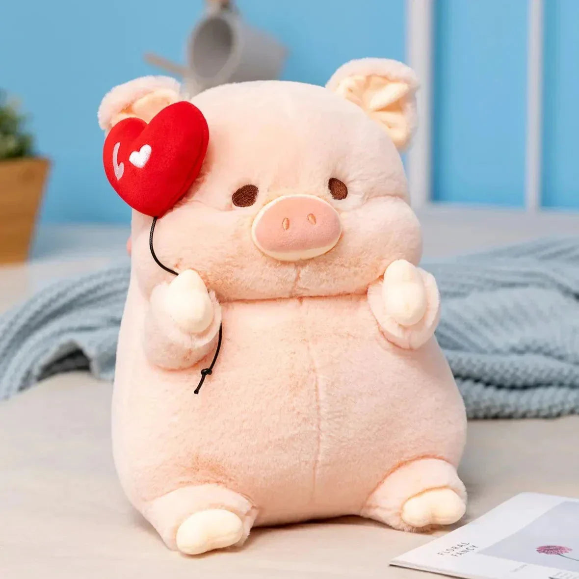 Maliben | Chunky Love Heart Piggy Plushie