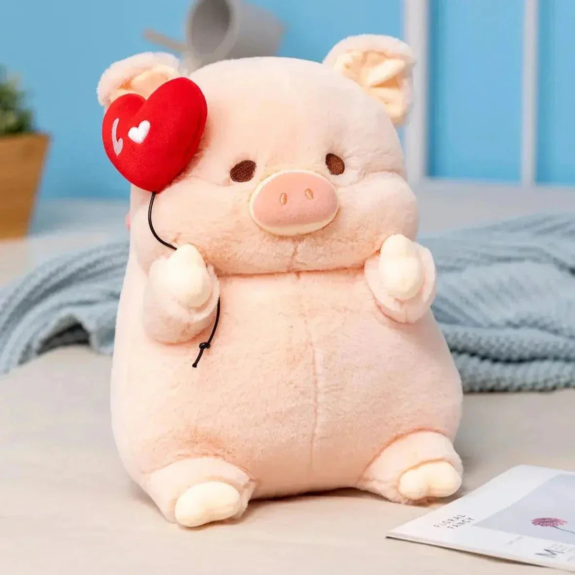 Maliben | Chunky Love Heart Piggy Plushie