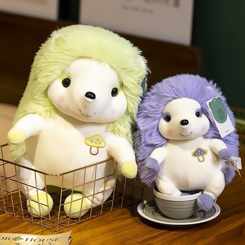 Maliben | Colorful Sitting Hedgehog Family Plushies