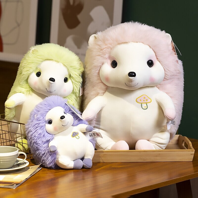 Maliben | Colorful Sitting Hedgehog Family Plushies