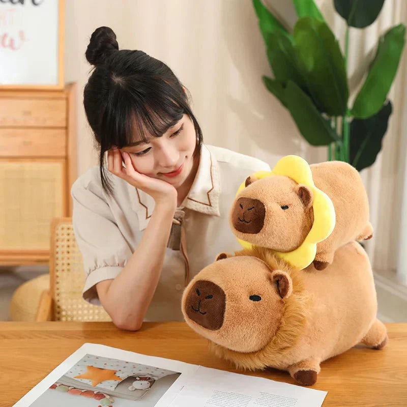 Maliben | Cosplay Laying Capybara Animal Plush