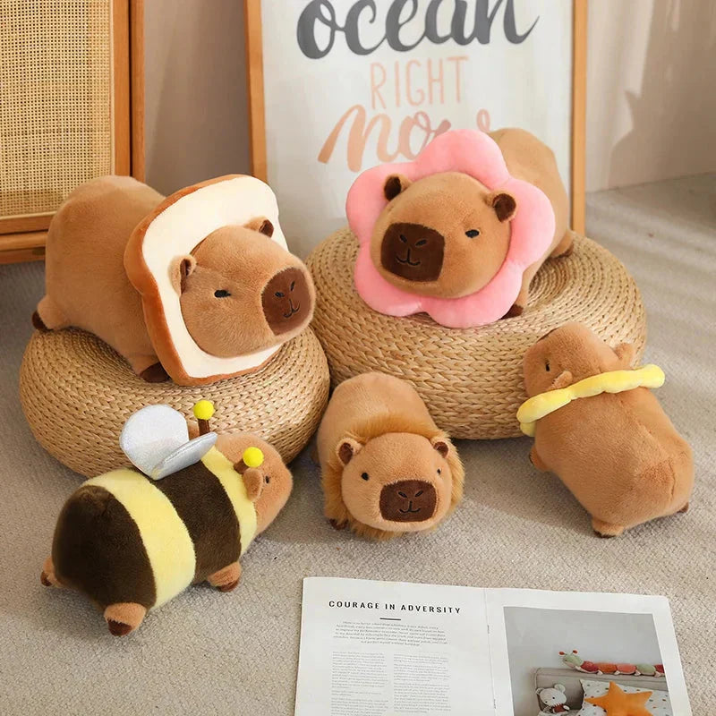 Maliben | Cosplay Laying Capybara Animal Plush