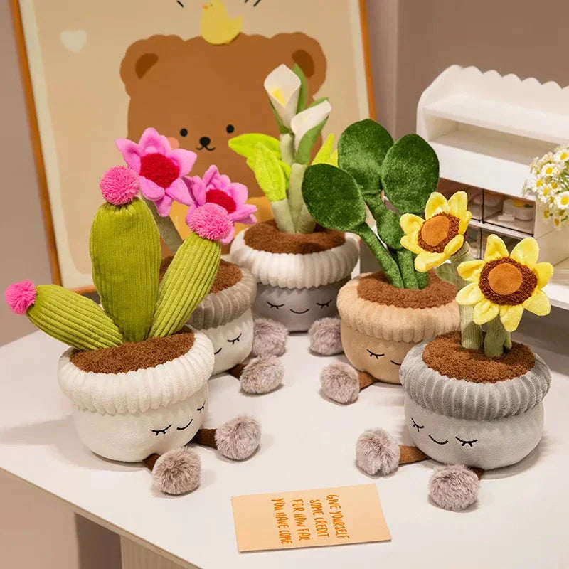 Maliben | Cute Cactus Flower Plant Plushie