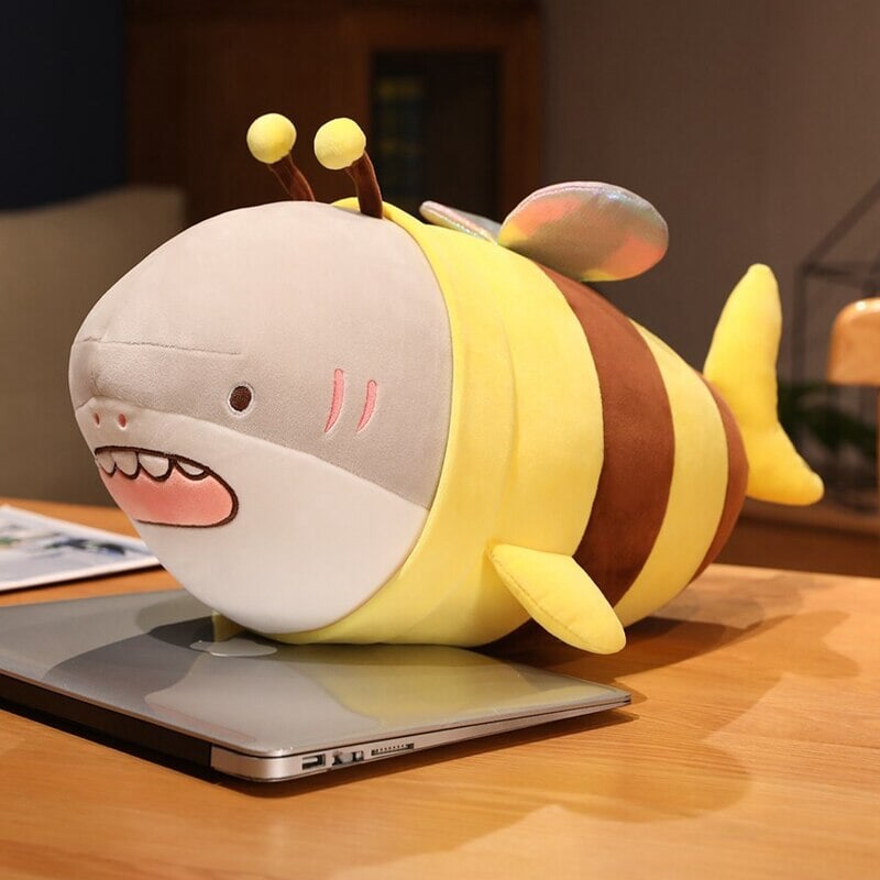 Maliben | Cute Chonky Half Shark Half Bee Plushie