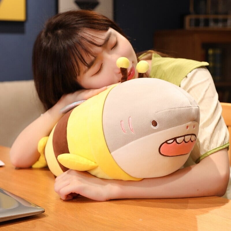 Maliben | Cute Chonky Half Shark Half Bee Plushie