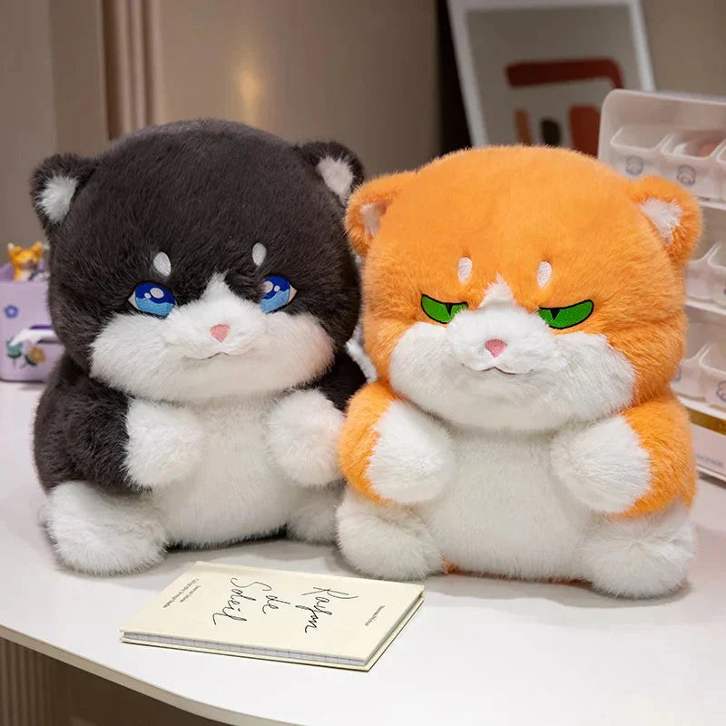 Maliben | Cute Chubby Gray Ginger Cat Plushies