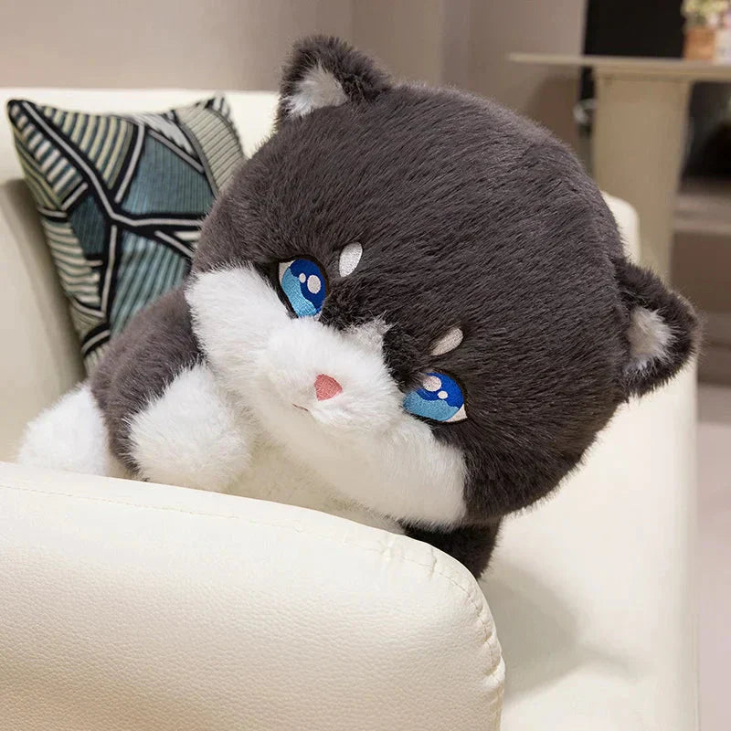 Maliben | Cute Chubby Gray Ginger Cat Plushies