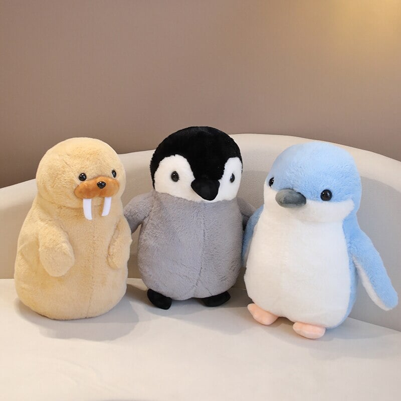 Maliben | Cute Fluffy Penguin Walrus Plushies
