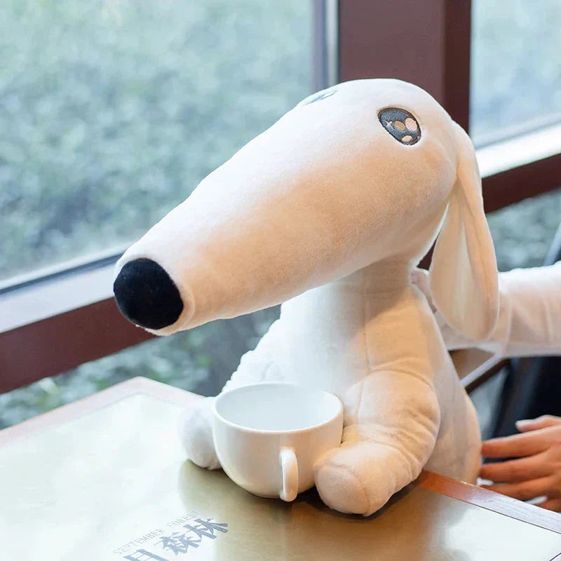 Maliben | Cute Long Nose Borzoi Dog Plush