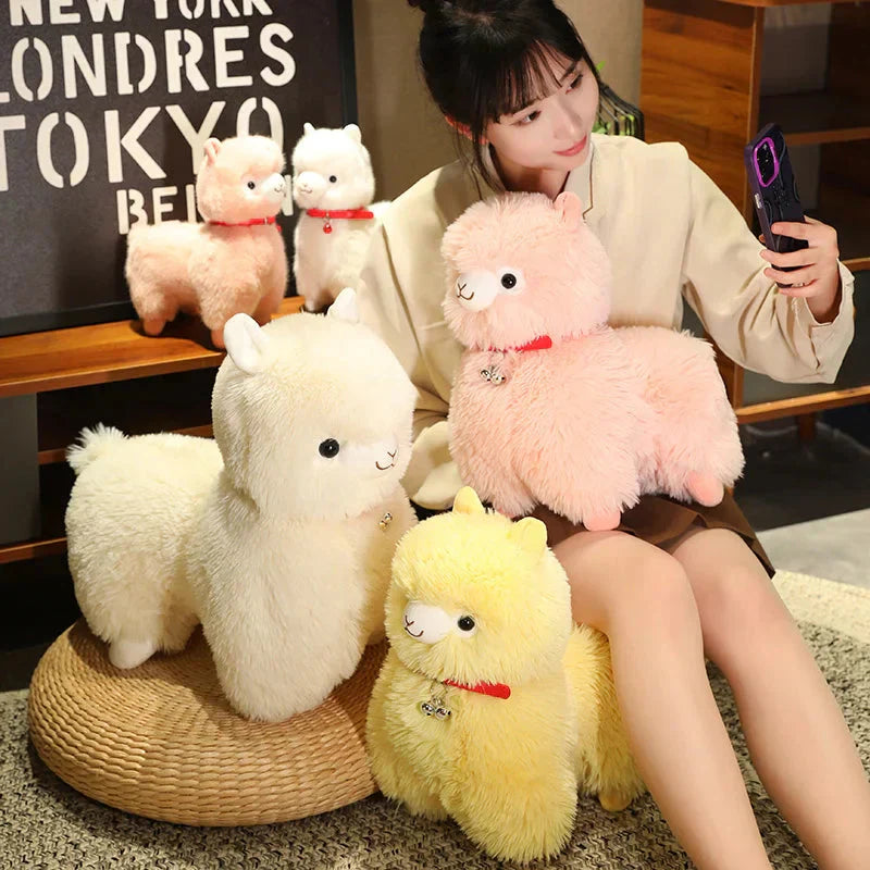 Maliben | Fluffy Alpaca Llama Plushies With Bell
