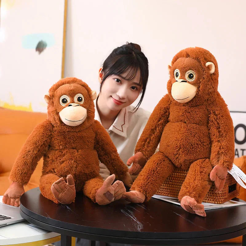 Maliben | Fluffy Baby Orangutan Monkey Plushie