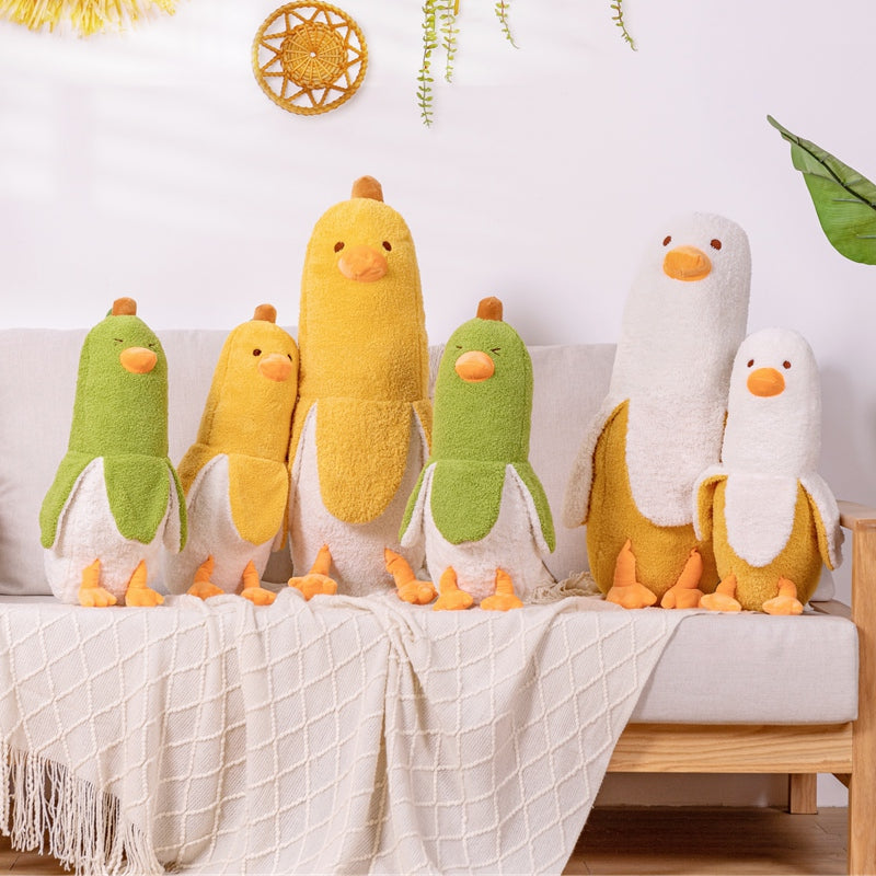 Maliben | Fluffy Banana Duck Crew Plushies