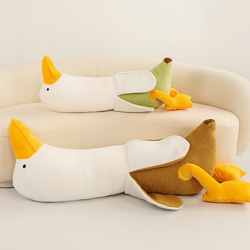 Maliben | Fluffy Banana Duck Plushie