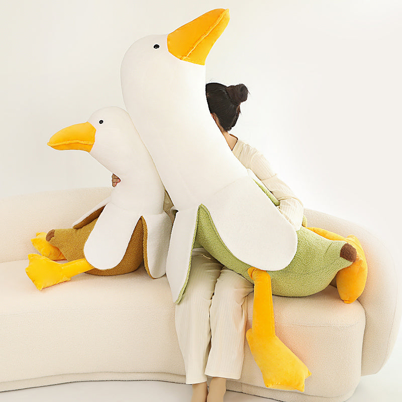 Maliben | Fluffy Banana Duck Plushie