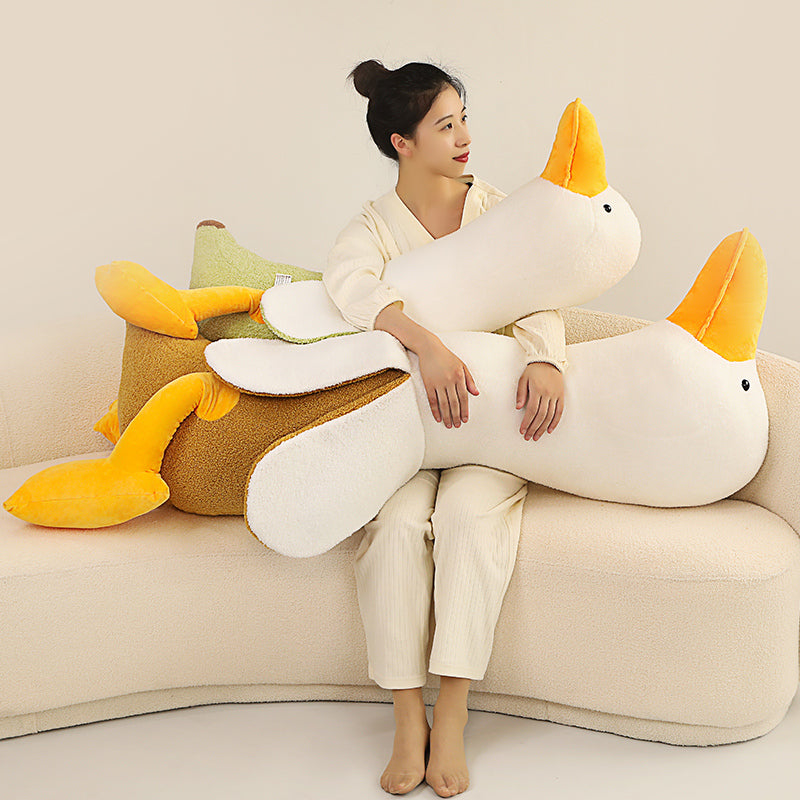 Maliben | Fluffy Banana Duck Plushie