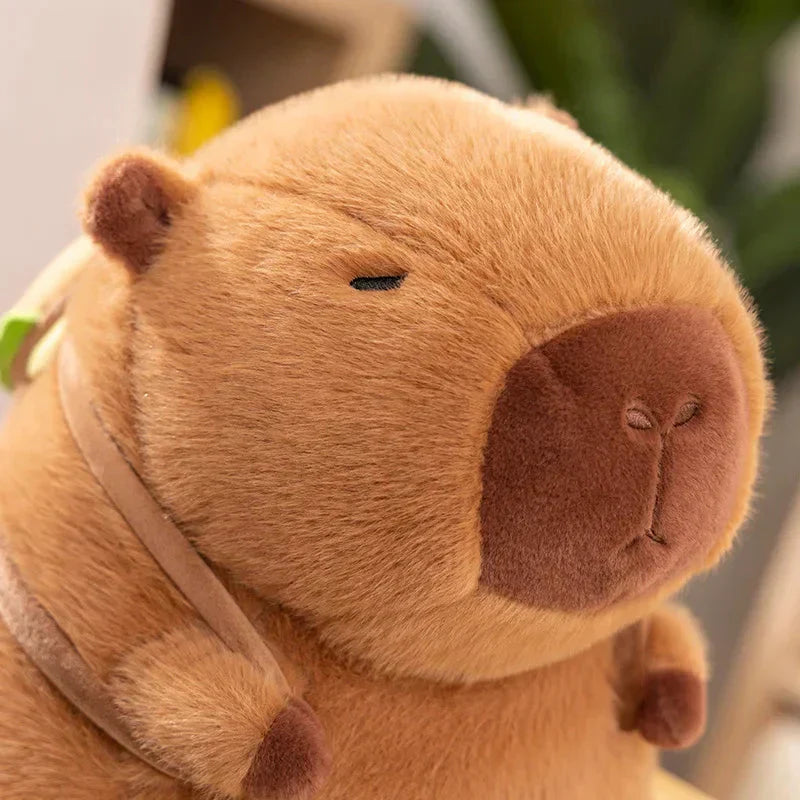Maliben | Fluffy Capybara Burger Bag Plushies