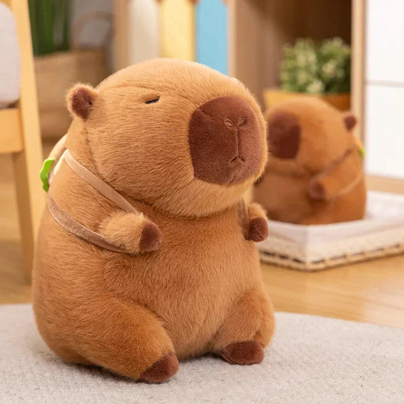 Maliben | Fluffy Capybara Burger Bag Plushies