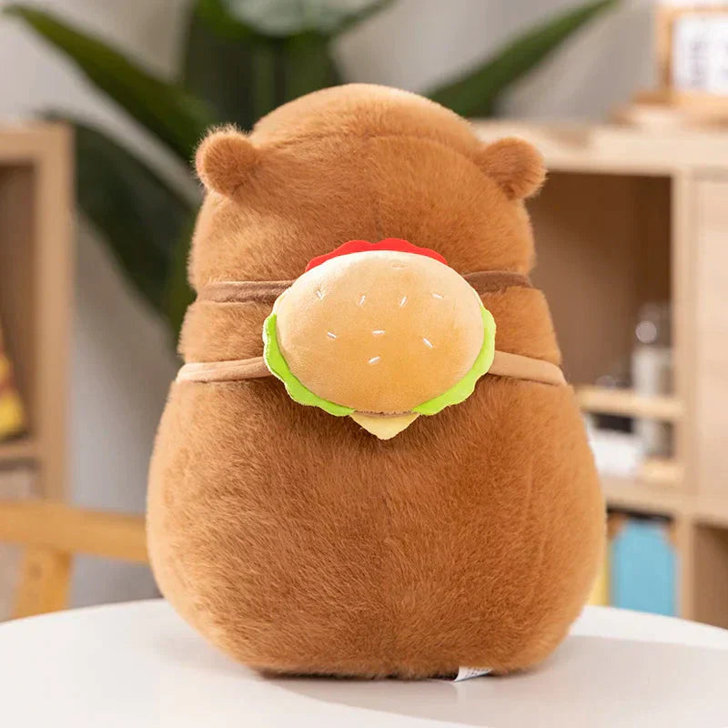 Maliben | Fluffy Capybara Burger Bag Plushies