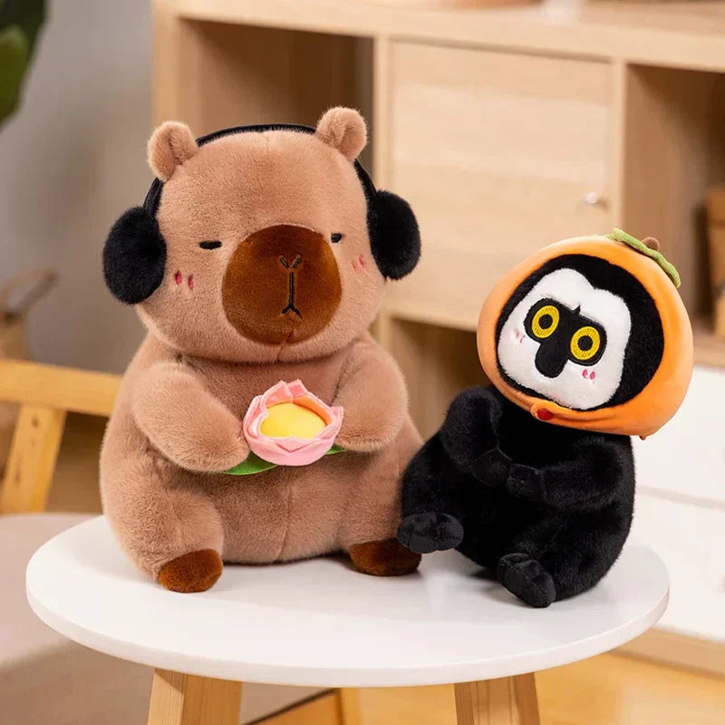Maliben | Fluffy Capybara & Monkey Plushie Pals