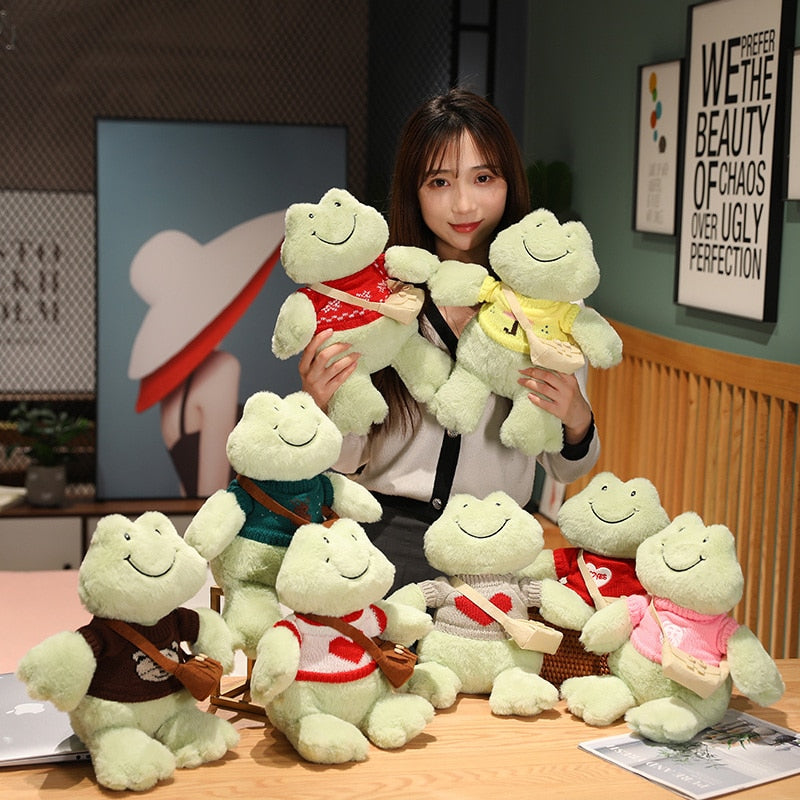 Maliben | Fluffy Cheerful Frog Plushie Collection