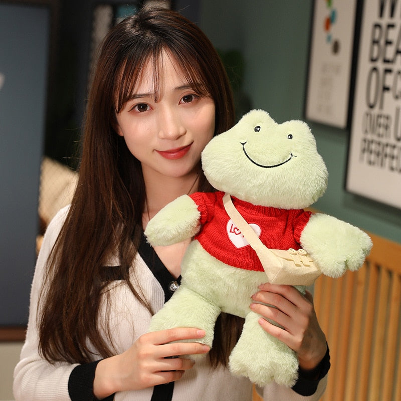 Maliben | Fluffy Cheerful Frog Plushie Collection