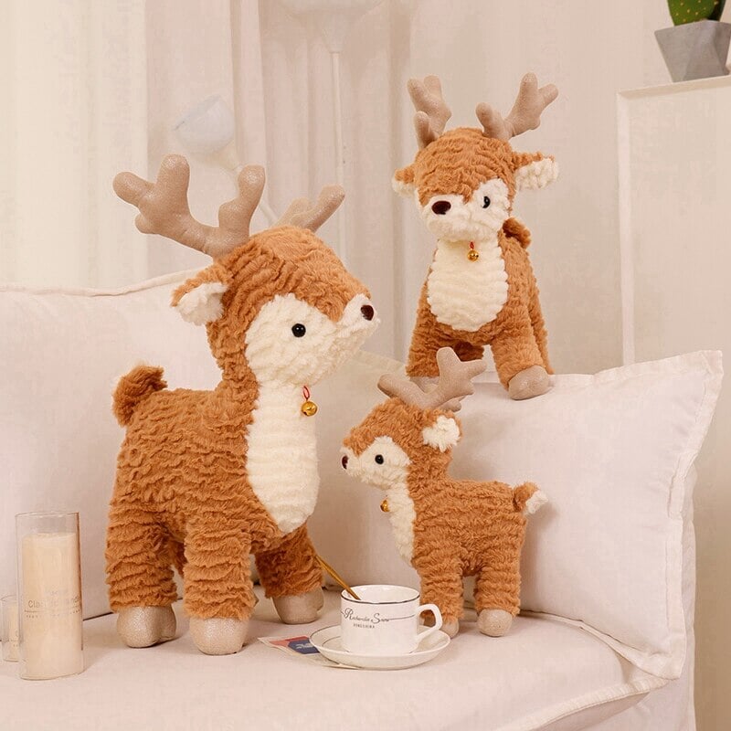 Maliben | Fluffy Christmas Tree Reindeer Plushie