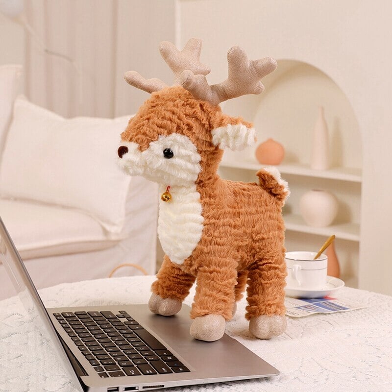 Maliben | Fluffy Christmas Tree Reindeer Plushie