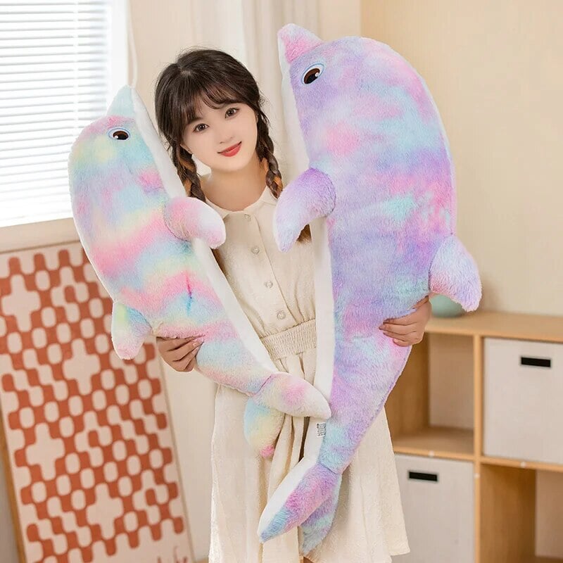 Maliben | Fluffy Galaxy Dolphin Plushies