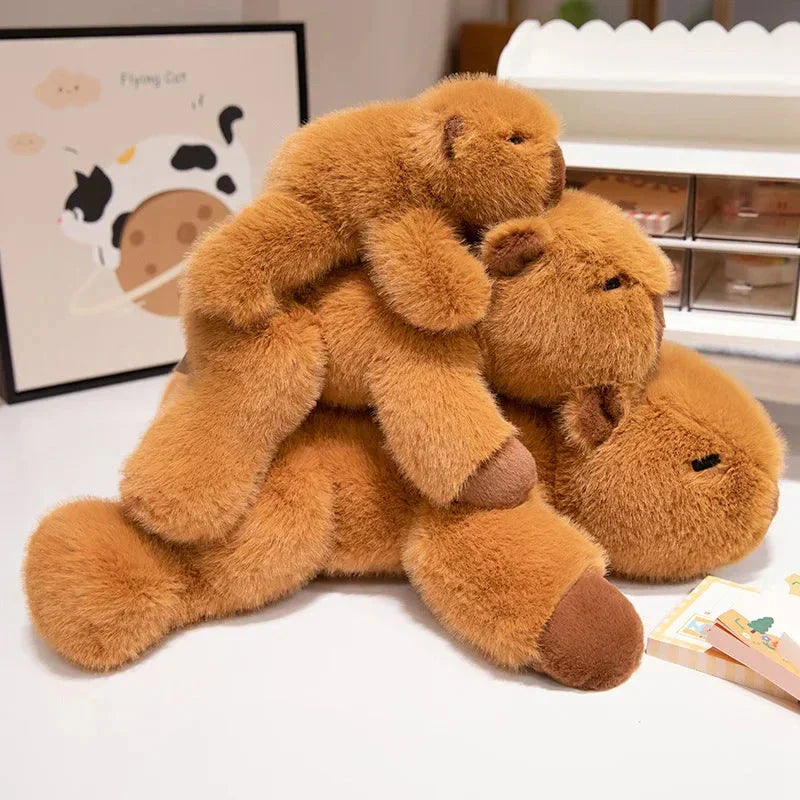 Maliben | Fluffy Laying Animal Family Plushies