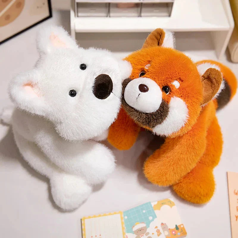 Maliben | Fluffy Laying Animal Family Plushies
