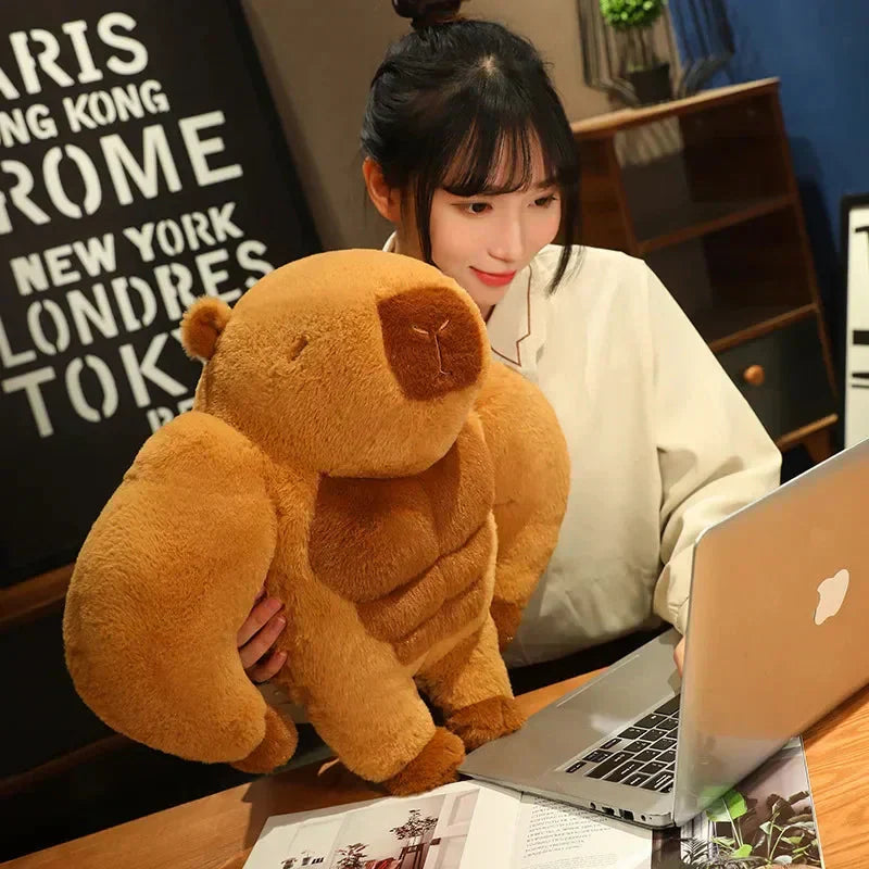 Maliben | Fluffy Muscular Capybara Plush