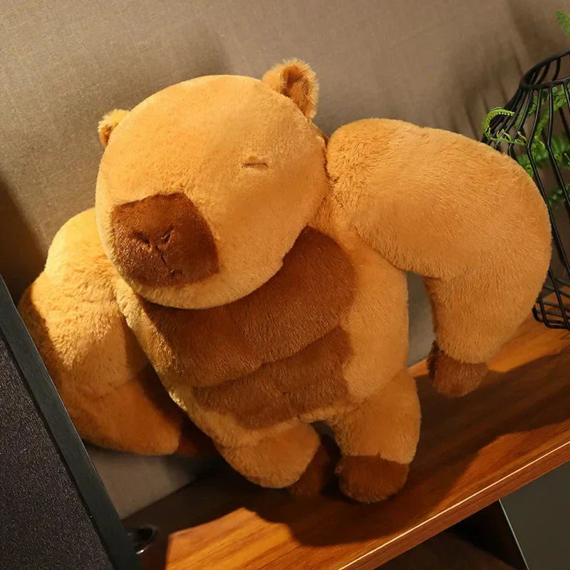 Maliben | Fluffy Muscular Capybara Plush