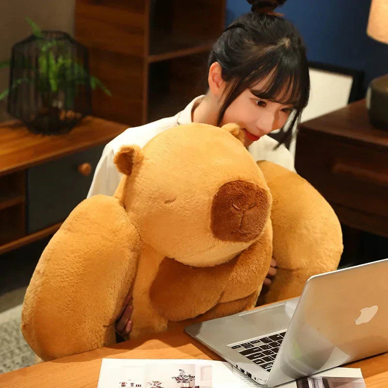 Maliben | Fluffy Muscular Capybara Plush