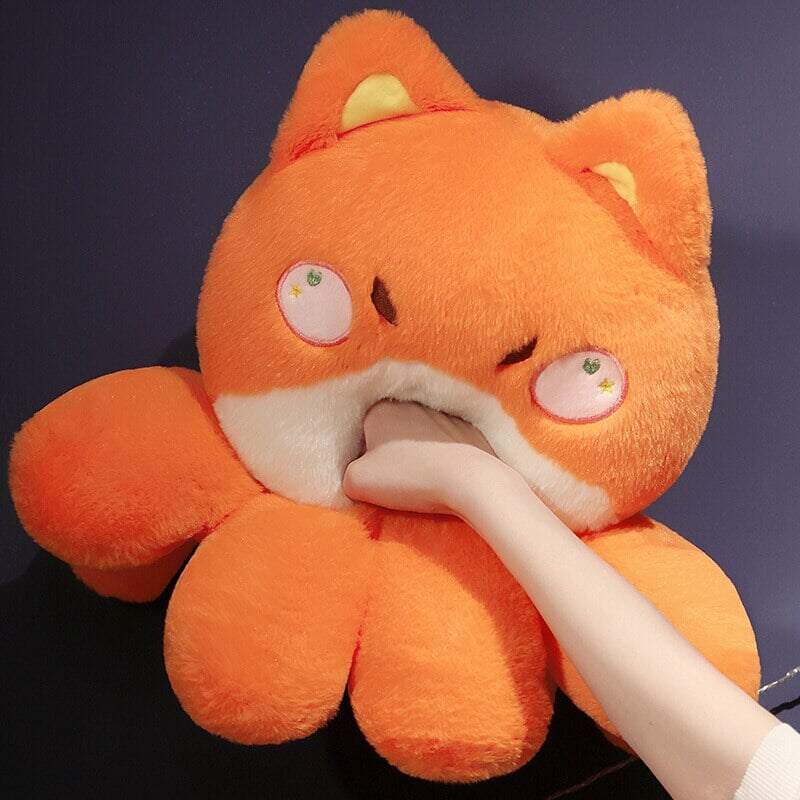 Maliben | Fluffy Octo-Animal Fox Cat Bunny Bear Plushies