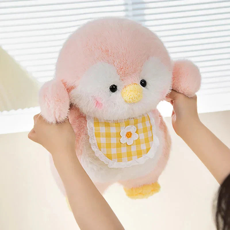 Maliben | Fluffy Penguin Squad Plushies With Bib